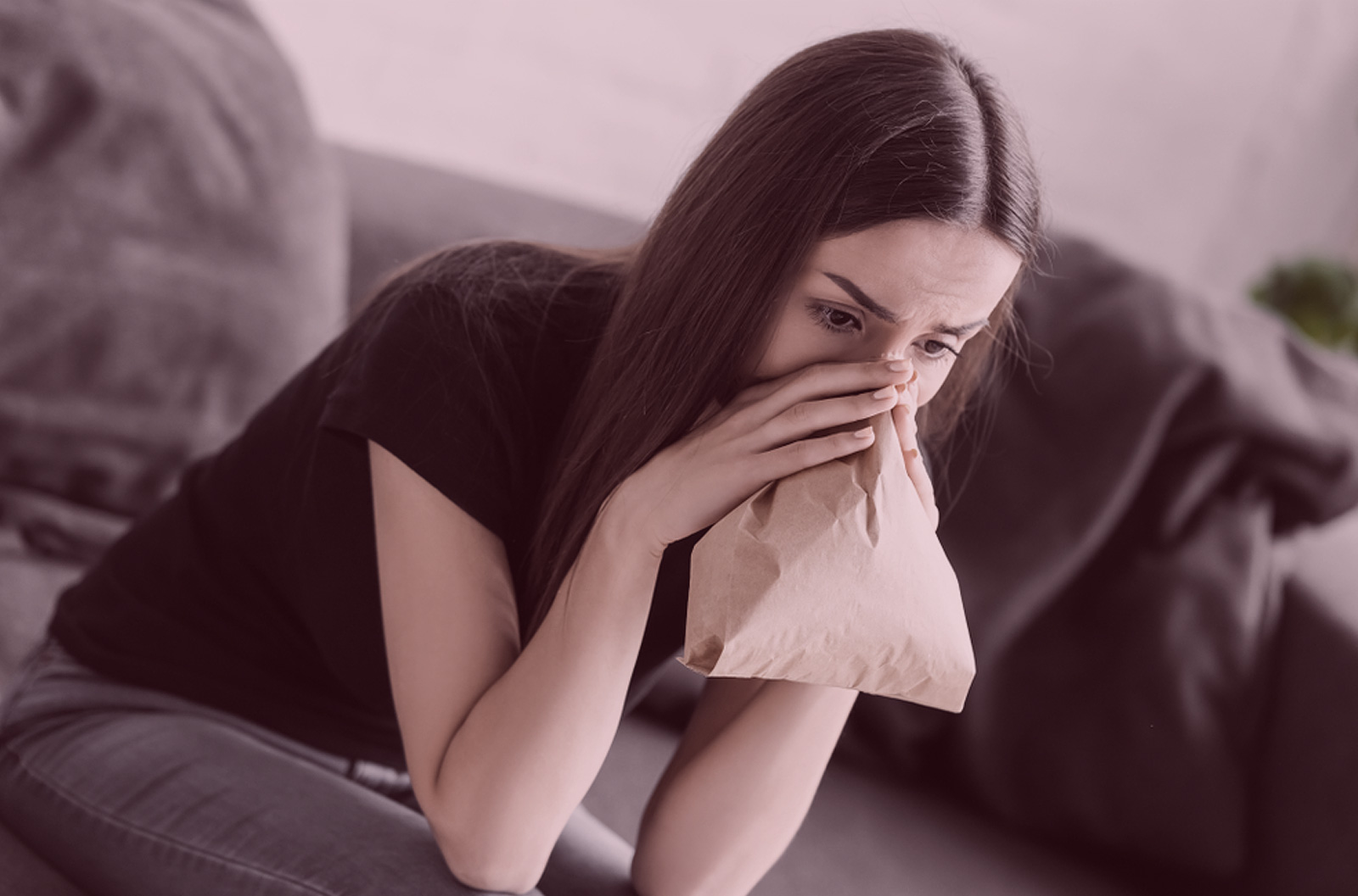anxious woman