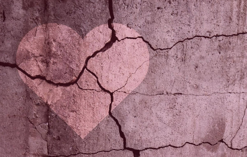 heart - cracks